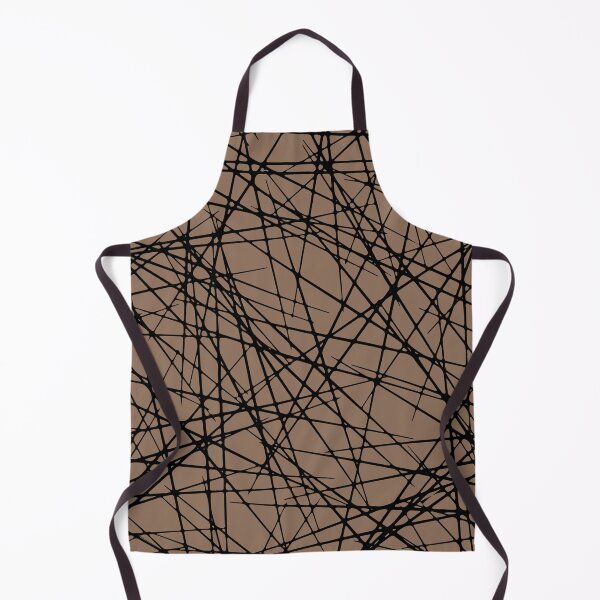 Item preview, Brown and Black Abstract Criss Cross Line Pattern 2022 Color Trends Behr Wild Mustang N240-6 - Trending Colours designed and sold by ColorOfTheYears.