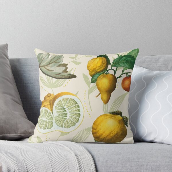 Item preview, Vintage Citrus Lemon Fruits Pattern designed and sold by Meek-Anime.