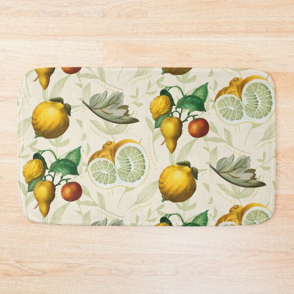 Item preview, Vintage Citrus Lemon Fruits Pattern designed and sold by Meek-Anime.