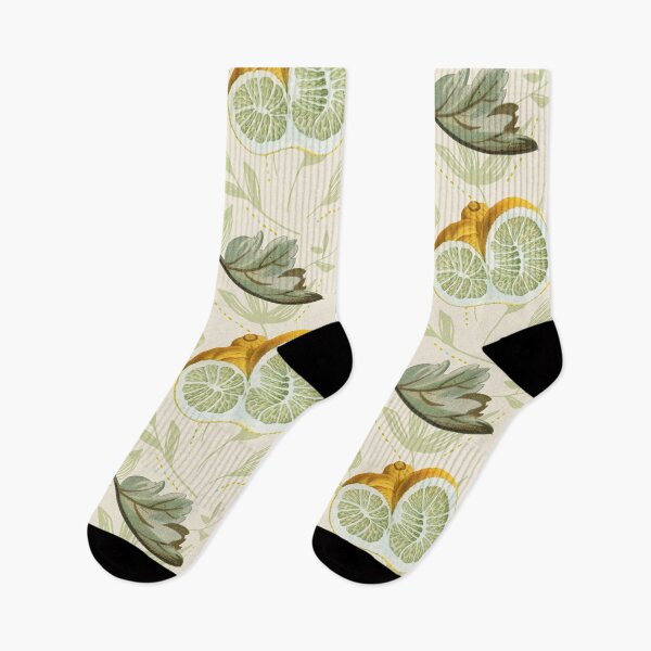 Item preview, Vintage Citrus Lemon Fruits Pattern designed and sold by Meek-Anime.