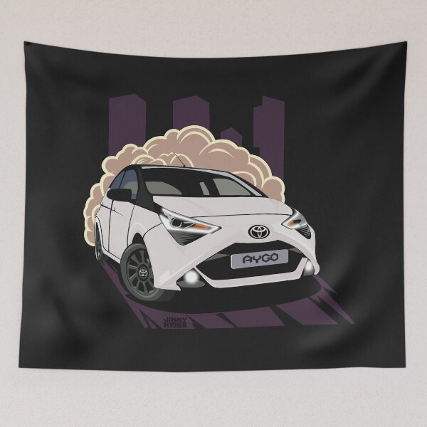 Item preview, White Aygo x-cite designed and sold by jimmy-digital.