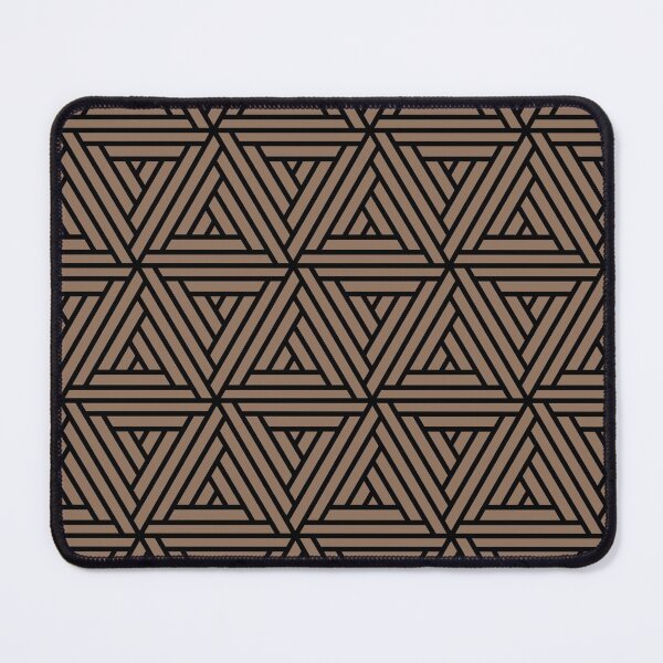 Item preview, Brown and Black Shape Mosaic Pattern 2022 Color Trends Behr Wild Mustang N240-6 - Trending Colours designed and sold by ColorOfTheYears.