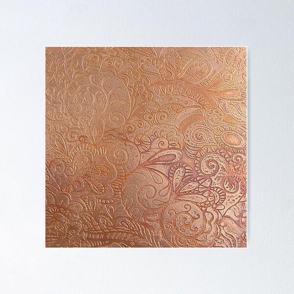 Item preview, Floral copper designed and sold by foxxya.