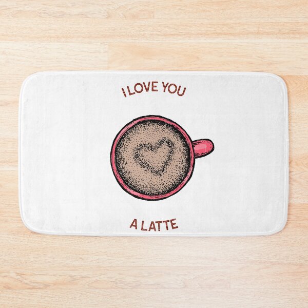 Item preview, I love you a latte  designed and sold by MizzKarizmah.