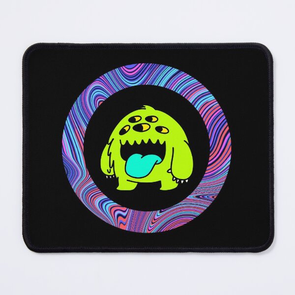 Item preview, Cartoon Neon Green Monster - Black Edition designed and sold by Megan-Alice.