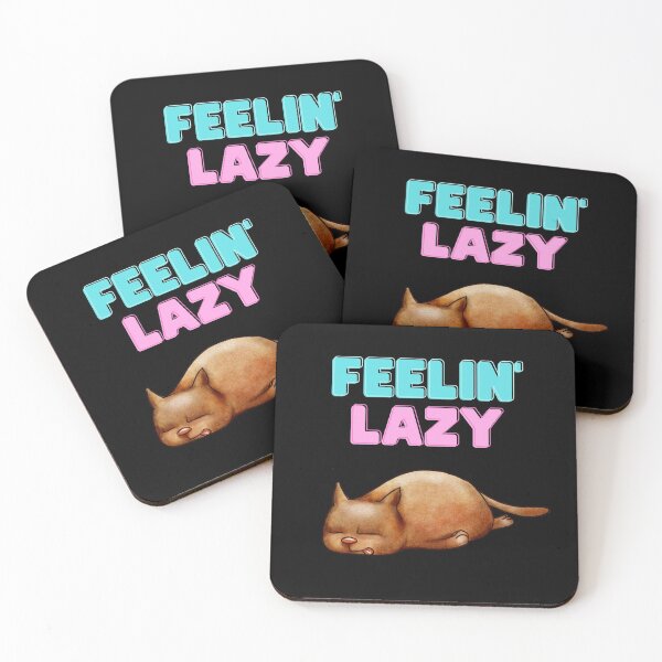 Item preview, Feelin' Lazy Cat designed and sold by OutofFocusShop.