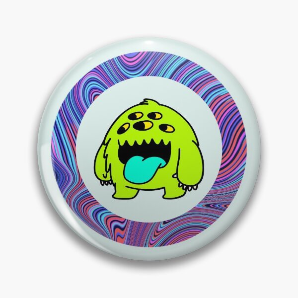 Item preview, Cartoon Neon Green Monster - Light Edition designed and sold by Megan-Alice.