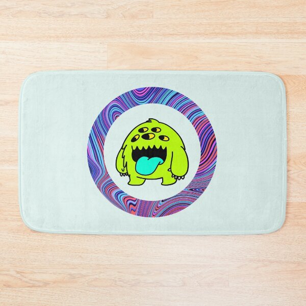 Item preview, Cartoon Neon Green Monster - Light Edition designed and sold by Megan-Alice.