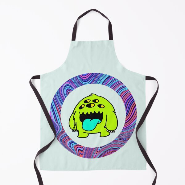 Item preview, Cartoon Neon Green Monster - Light Edition designed and sold by Megan-Alice.