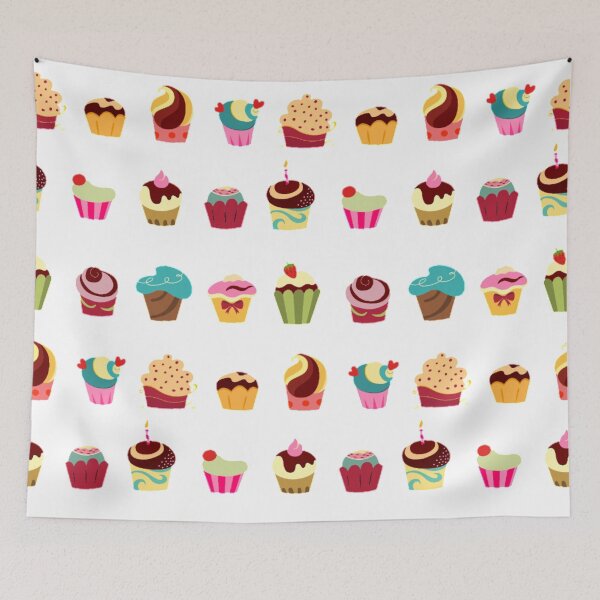 Item preview, cup cakes pattern  designed and sold by SA Butterfly.