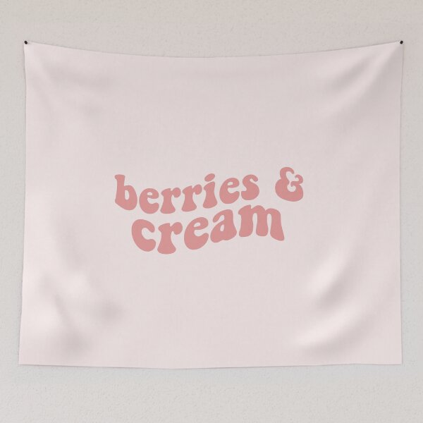 Item preview, berries and cream tiktok tik tok trend sound pink funny (berries and cream berries and cream) designed and sold by emcazalet.