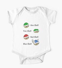One Shell Two Shell Short Sleeve Baby One-Piece