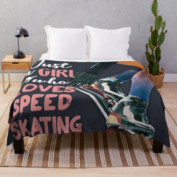 Item preview, JUST A GIRL WHO LOVES HER SPEED SKATING designed and sold by loveisasecret.