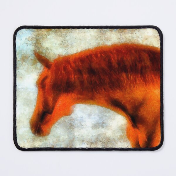Item preview, Oil Painting - Red Horse Head designed and sold by Aenota.