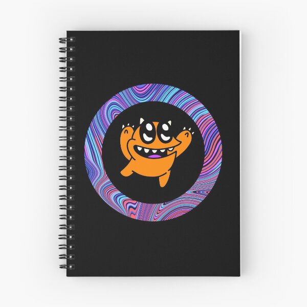 Item preview, Cartoon Orange Monster - Black Edition designed and sold by Megan-Alice.