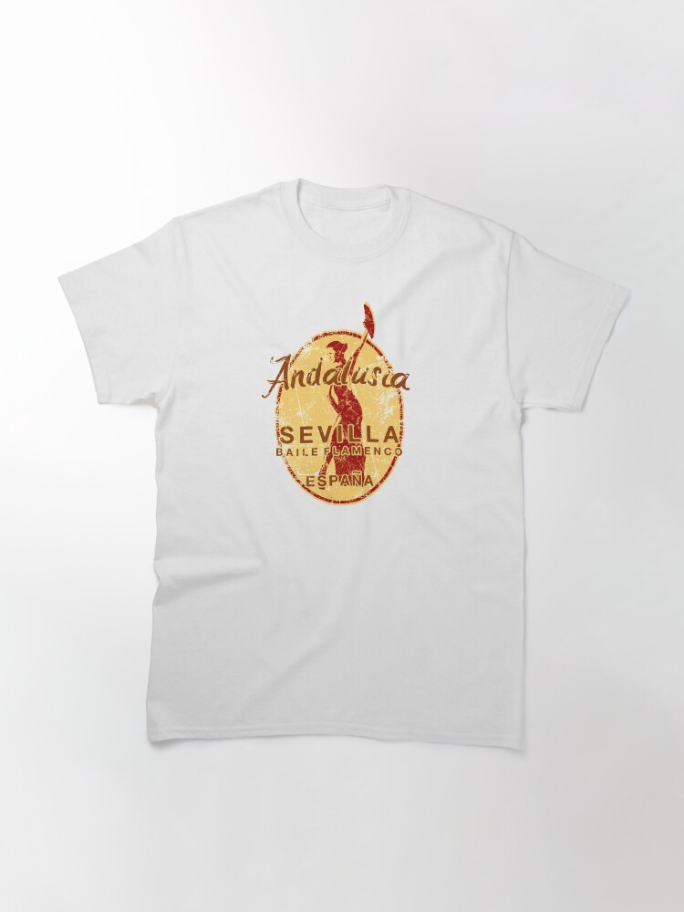 Thumbnail 3 of 7, Classic T-Shirt, SPAIN Flamenco Dancing Seville Andalusia ESPANA designed and sold by IronEcho.