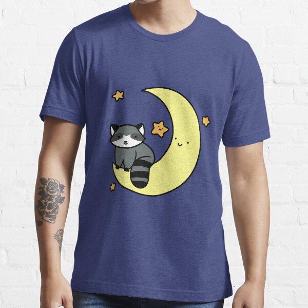 Crescent Moon Raccoon Essential T-Shirt