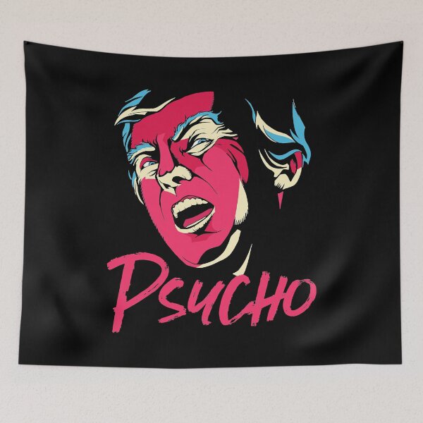 Item preview, Movies Horror Psycho Who Loves Trump US Funny Film designed and sold by Garland Hancock.