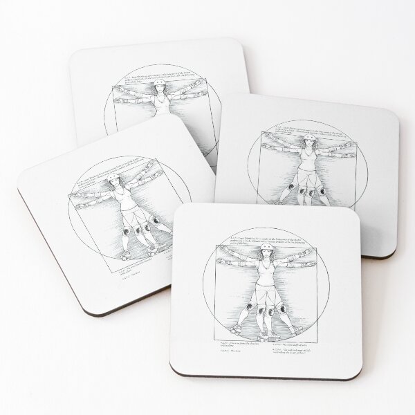 Item preview, Vitruvian Skater in duotone| Perfect Gift designed and sold by charlotteri.
