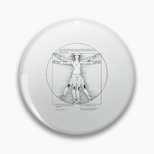 Item preview, Vitruvian Skater in duotone| Perfect Gift designed and sold by charlotteri.