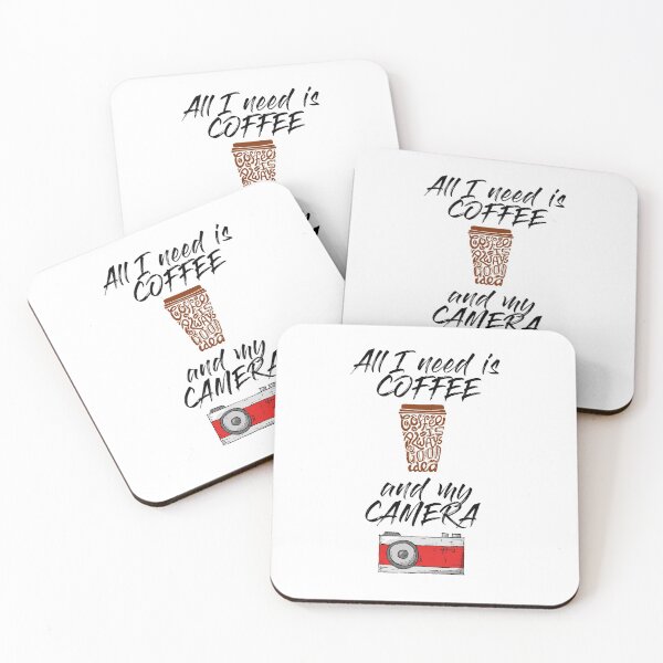 Item preview, All I Need is Coffee and My Camera (2021-6-AINICAMC-1) designed and sold by NY-Prints-USA.