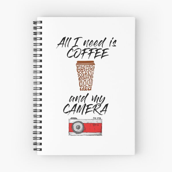 Item preview, All I Need is Coffee and My Camera (2021-6-AINICAMC-1) designed and sold by NY-Prints-USA.