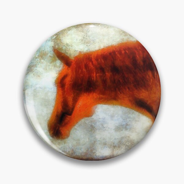 Item preview, Oil Painting - Red Horse Head designed and sold by Aenota.