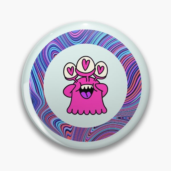 Item preview, Cartoon Pink Monster - Light Edition designed and sold by Megan-Alice.
