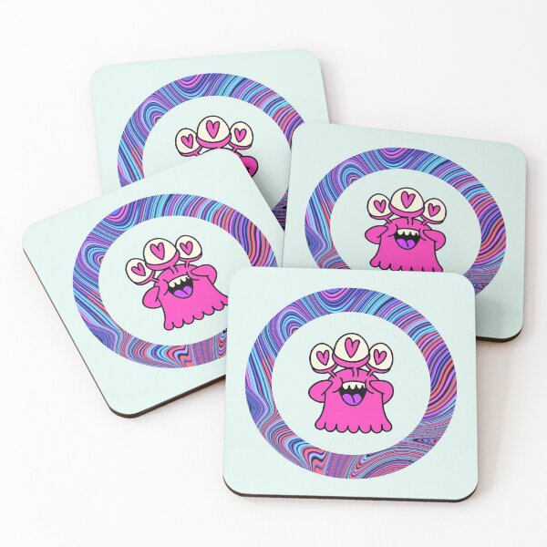 Item preview, Cartoon Pink Monster - Light Edition designed and sold by Megan-Alice.