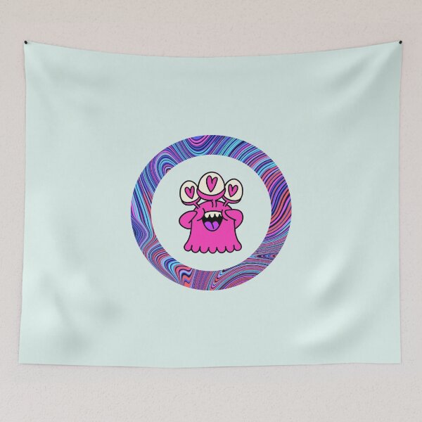 Item preview, Cartoon Pink Monster - Light Edition designed and sold by Megan-Alice.