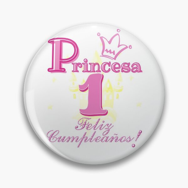 Item preview, Princesa 1 Feliz Cumpleanos | Princess Happy Birthday 1 in Spanish designed and sold by InkItStudio.