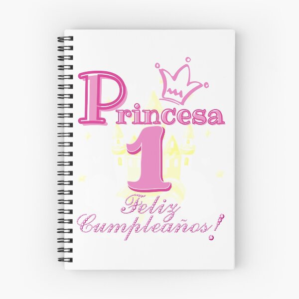Item preview, Princesa 1 Feliz Cumpleanos | Princess Happy Birthday 1 in Spanish designed and sold by InkItStudio.