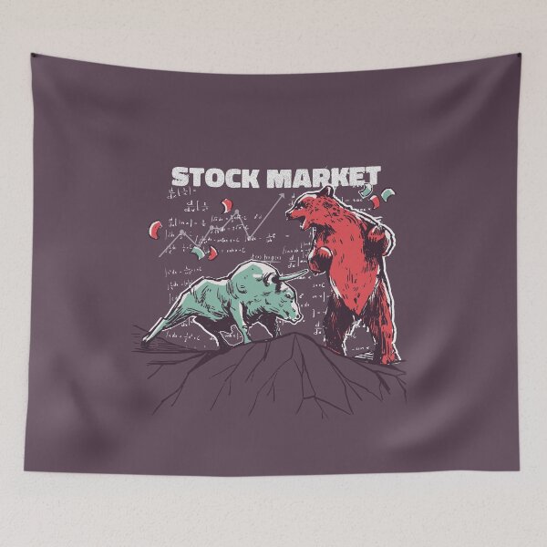 Item preview, Stock Market Bear Vs. Bull designed and sold by MnEmzStudio.