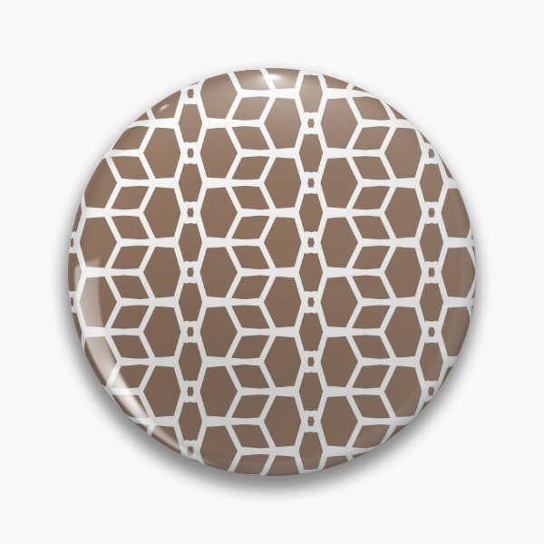 Item preview, Brown and White Tessellation Line Pattern 4 Chain 2022 Color Trends Behr Wild Mustang N240-6 - Trending Colours designed and sold by ColorOfTheYears.