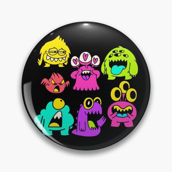 Item preview, Monster Friends - Black Edition designed and sold by Megan-Alice.