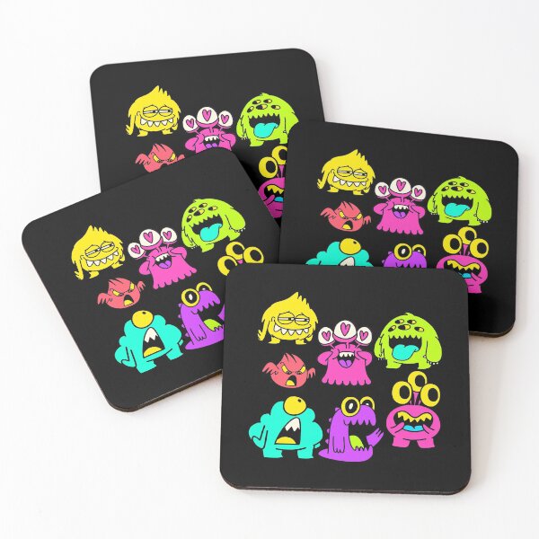 Item preview, Monster Friends - Black Edition designed and sold by Megan-Alice.
