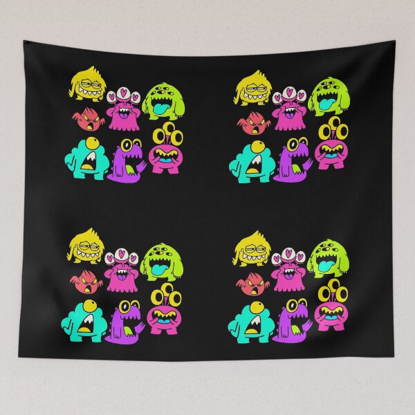 Item preview, Monster Friends - Black Edition designed and sold by Megan-Alice.