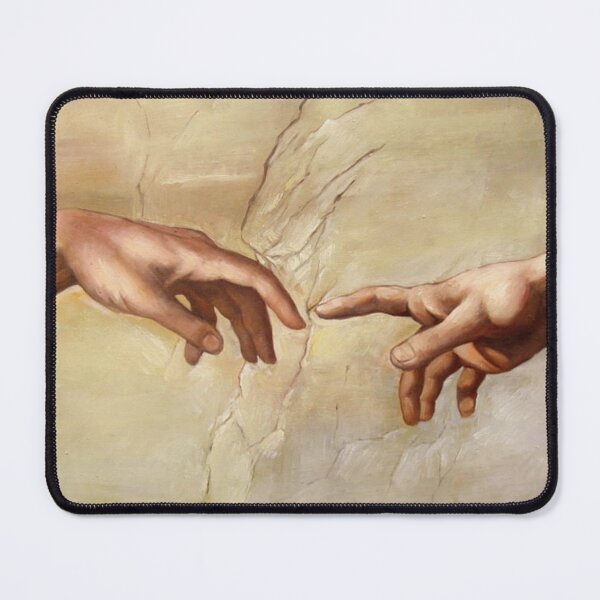 Item preview, Michelangelo "Creation of Adam" (detail) 1508–1512 designed and sold by Alexandra Dahl.