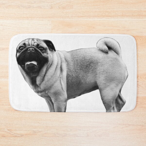 Item preview, Black and white pug designed and sold by Jaclyn8smith8.