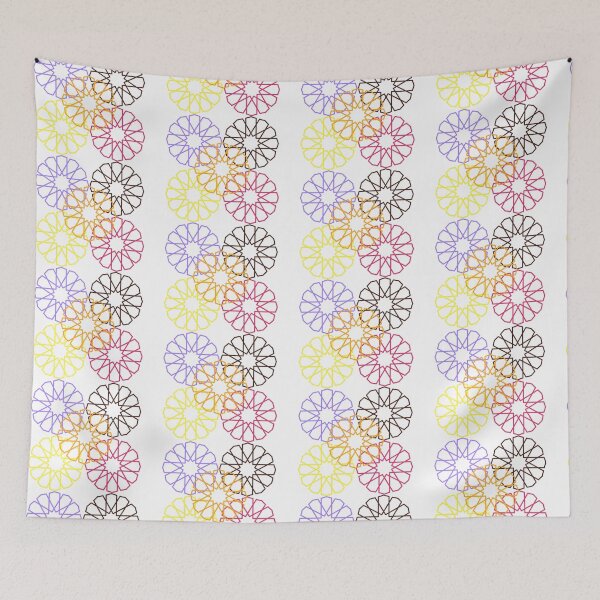 Item preview, Abstract Purple, Dark Brown, Orange, Yellow and Pink Islamic Art  designed and sold by Fananaa.