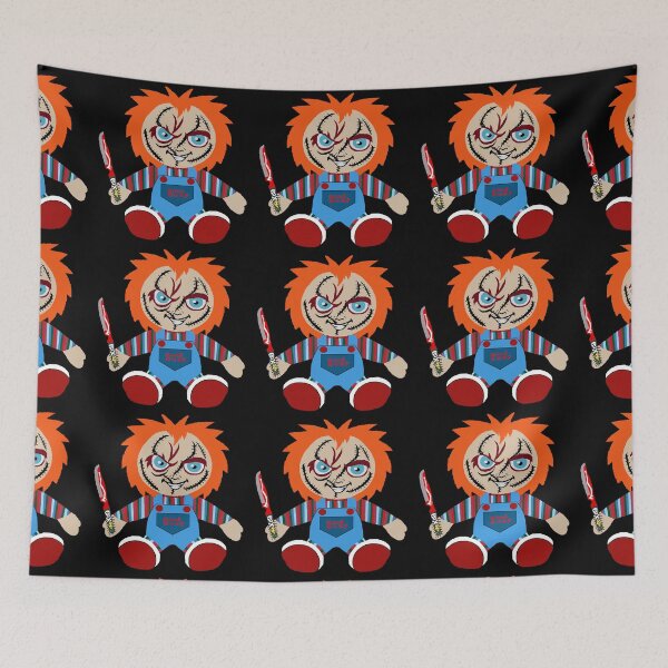 Item preview, halloween monsters chucky plushie doll designed and sold by Soulfate.
