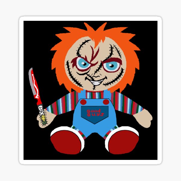 Chucky Raiders Sticker Sticker for Sale by Kalieh Valencia