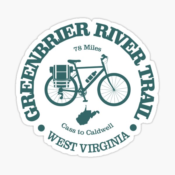 Item preview, Greenbrier River Trail (cycling) designed and sold by curranmorgan.