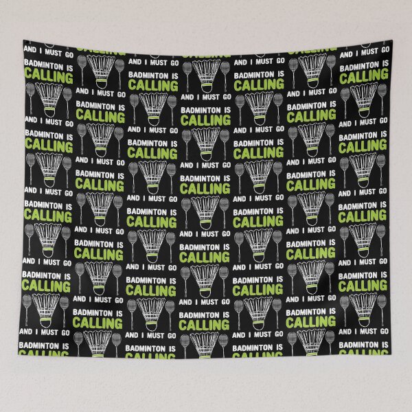 Item preview, badminton calling| Perfect Gift|Badminton gift designed and sold by janusisu.