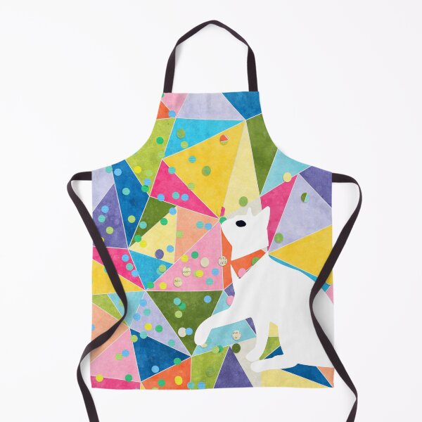 Item preview, Kawaii Adorable Cat with Abstract Pattern, Popoki 813 designed and sold by VinBasis.