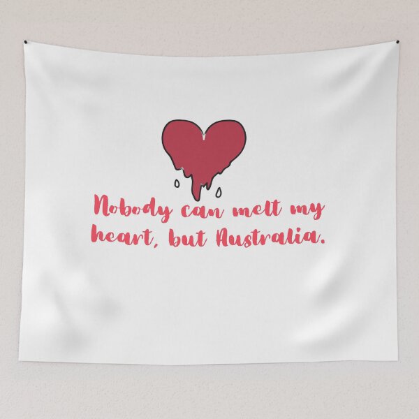 Item preview, Australia melts my heart designed and sold by BLOGGER-WRITER.