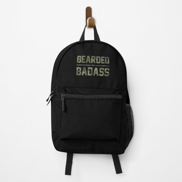 Item preview, Bearded and Badass (Green) designed and sold by hotsaucefactory.