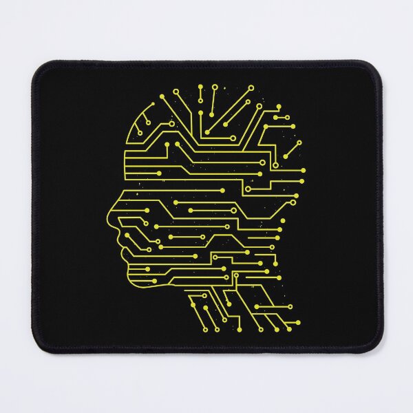 Item preview, A.I. Artificial Intelligence Electrical Circuit Techno Robot Head designed and sold by MadMando.