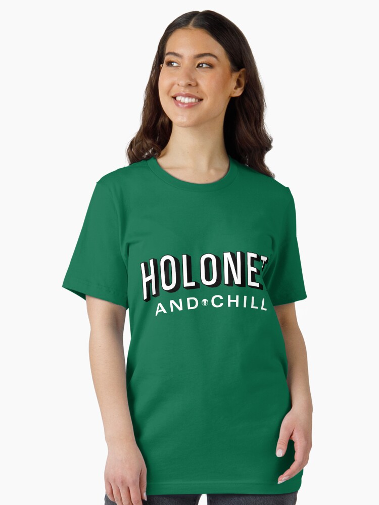 Thumbnail 2 of 7, Essential T-Shirt, Holonet and Chill designed and sold by thunderquack.