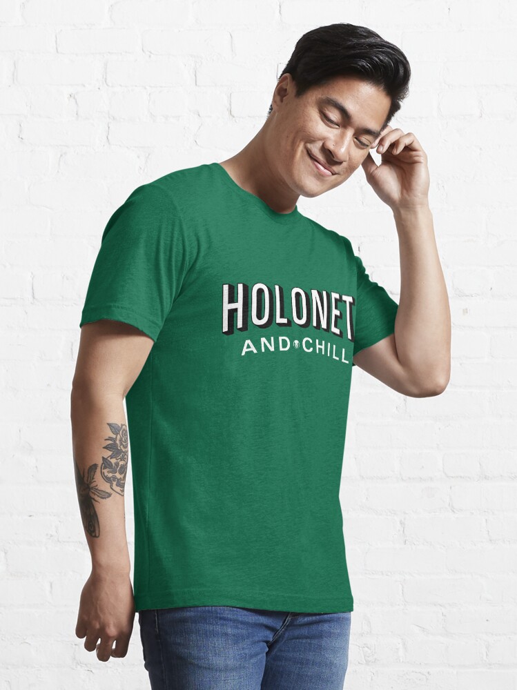 Thumbnail 3 of 7, Essential T-Shirt, Holonet and Chill designed and sold by thunderquack.